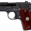 Sig Sauer P938 Engraved Rosewood 9mm Luger Carry Conceal Pistol