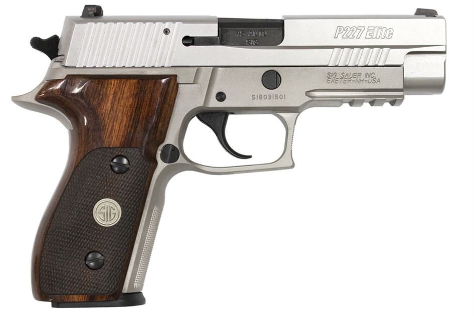 Sig Sauer P227 Elite 45 ACP Alloy Stainless with Night Sights 1 Sig Sauer P227 Elite 45 ACP Alloy Stainless with Night Sights