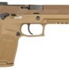 Sig Sauer P320 M17 9mm Full-Size Flat Dark Earth (FDE) Pistol with Manual Safety