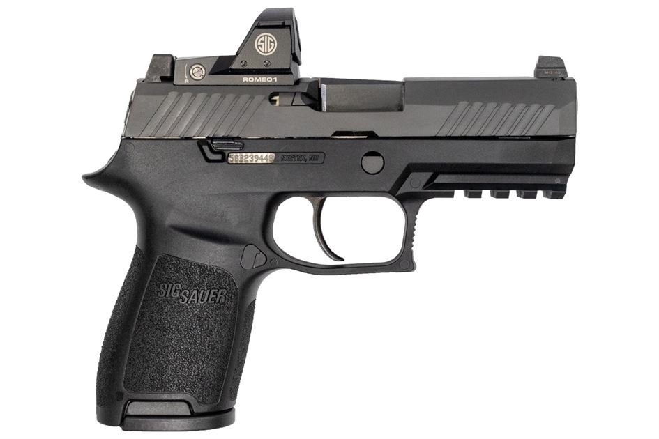 Sig Sauer P320 Compact 9mm Striker-Fired Pistol with ROMEO1 Reflex Sight 1 Sig Sauer P320 Compact 9mm Striker-Fired Pistol with ROMEO1 Reflex Sight