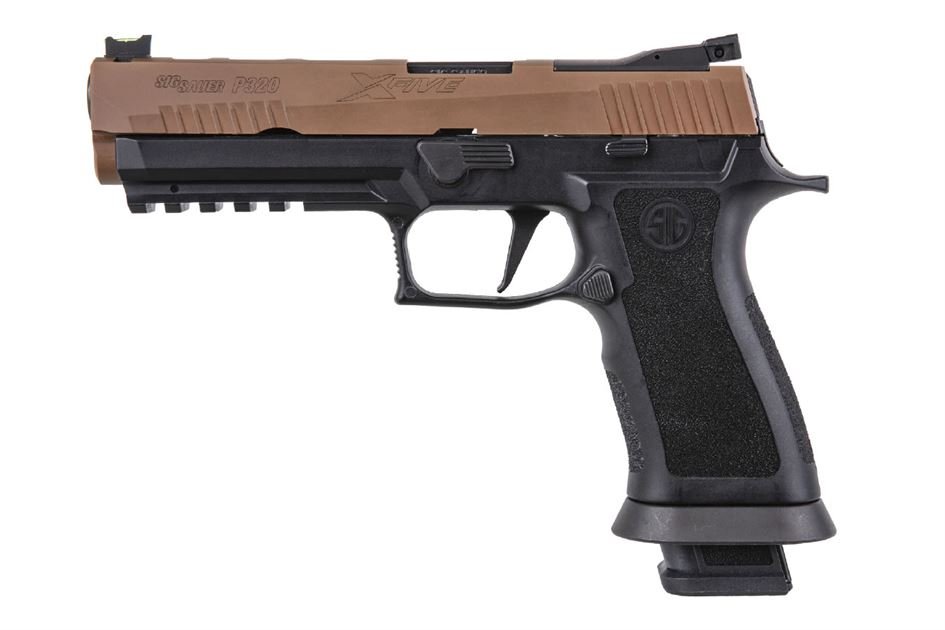 Sig Sauer P320 X-Five 9mm Pistol with Two-Tone Coyote Finish 1 Sig Sauer P320 X-Five 9mm Pistol with Two-Tone Coyote Finish