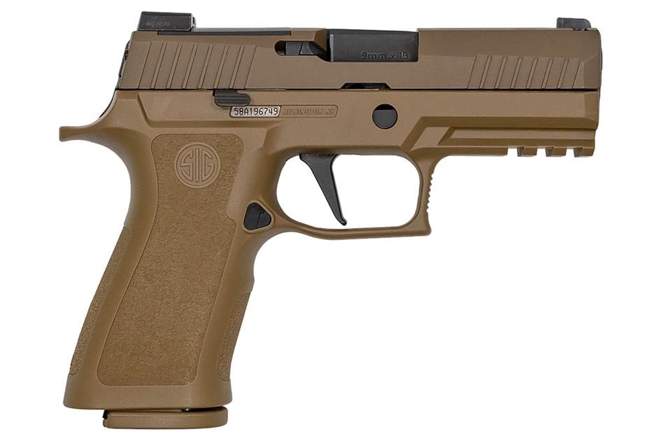 Sig Sauer P320 X-Carry 9mm 17-Round Pistol with Coyote Tan Finish 1 Sig Sauer P320 X-Carry 9mm 17-Round Pistol with Coyote Tan Finish