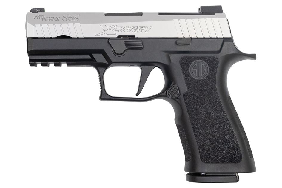 Sig Sauer P320 X-Carry 9mm 17-Round Pistol Two-Tone with Stainless Slide and Black Frame 1 Sig Sauer P320 X-Carry 9mm 17-Round Pistol Two-Tone with Stainless Slide and Black Frame