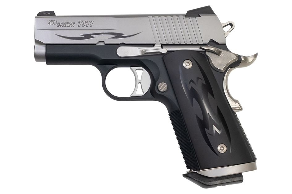 Sig Sauer 1911 Ultra Compact Tribal 45 ACP Pistol 1 Sig Sauer 1911 Ultra Compact Tribal 45 ACP Pistol