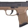Sig Sauer P365 9mm Pistol with FDE Frame and Holster