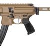 Sig Sauer MPX K 9mm Pistol with SIG PCB Folding Brace and Coyote Cerakote Finish