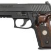 Sig Sauer P229 9mm DA/SA Pistol with Night Sights and Wood Grips