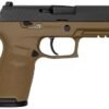 Sig Sauer P320 Copperhead Carry 9mm Pistol with Black/FDE Two-Tone Finish