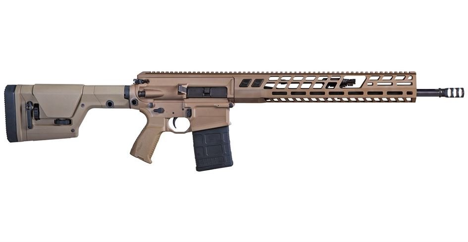 Sig Sauer 716G2 DMR 6.5 Creedmoor Flat Dark Earth Semi-Automatic Rifle 1 Sig Sauer 716G2 DMR 6.5 Creedmoor Flat Dark Earth Semi-Automatic Rifle