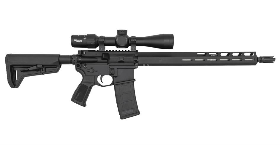 Sig Sauer M400 Tread 5.56mm Semi-Automatic Rifle with Sierra3 3.5-10x42mm BDX Riflescope 1 Sig Sauer M400 Tread 5.56mm Semi-Automatic Rifle with Sierra3 3.5-10x42mm BDX Riflescope