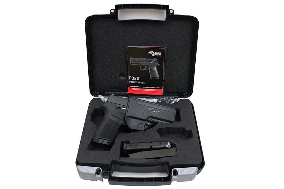 Sig Sauer P320C 40 S&W Police Trade Pistols with Night Sights, 3 Mags, and Holster (New in Box) 1 Sig Sauer P320C 40 S&W Police Trade Pistols with Night Sights, 3 Mags, and Holster (New in Box)