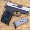 Sig Sauer P290 9mm DAO Two-Tone Police Trade-Pistols with Night Sights (Fair Condition)