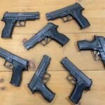 Sig Sauer P226R 40 S&W DAK Police Trade-in Pistols with Menominee Police Department Stamp (Fair Condition)