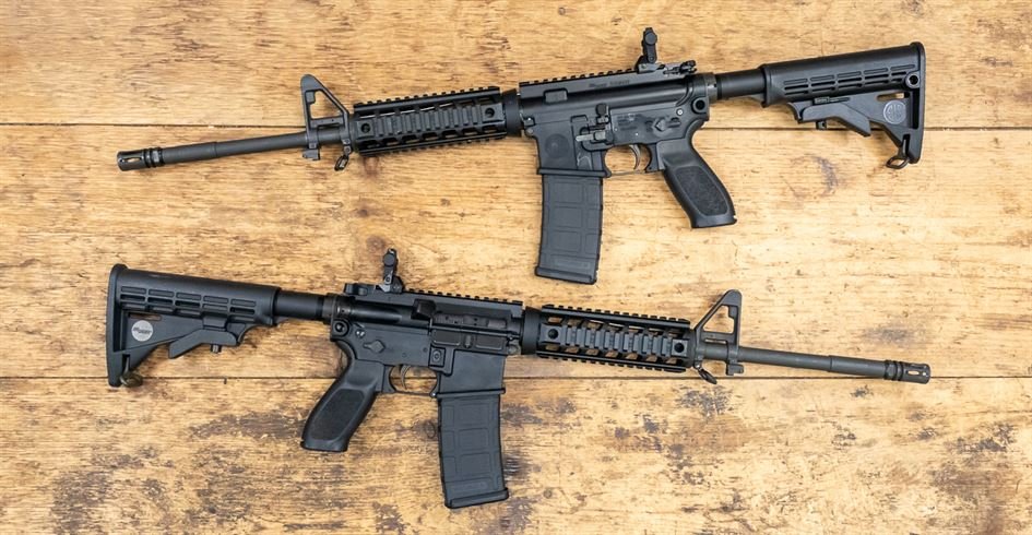 Sig Sauer M400 5.56mm NATO Police Trade-in AR-15 Rifles with Carry Handle 1 Sig Sauer M400 5.56mm NATO Police Trade-in AR-15 Rifles with Carry Handle