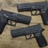 Sig Sauer P250 Full-Size 40 S&W DAO Police Trade-ins with Night Sights (Good Condition)