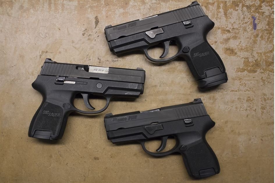 Sig Sauer P250 Subcompact 40 S&W Police Trade-ins with Night Sights and 2 Magazines (Good Condition) 1 Sig Sauer P250 Subcompact 40 S&W Police Trade-ins with Night Sights and 2 Magazines (Good Condition)